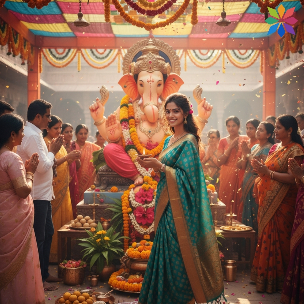 Ganesh Puja Captions for Instagram