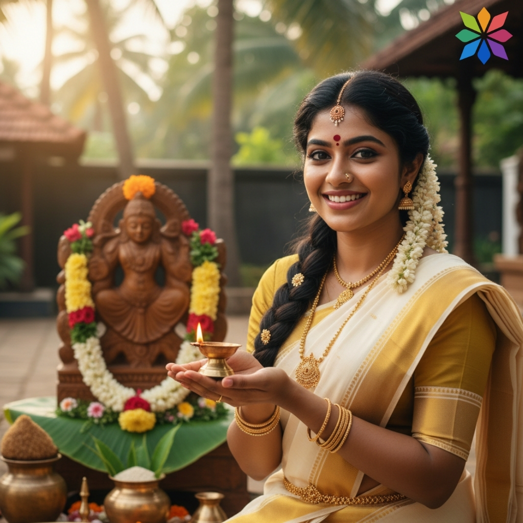 Kerala Puja Captions for Instagram