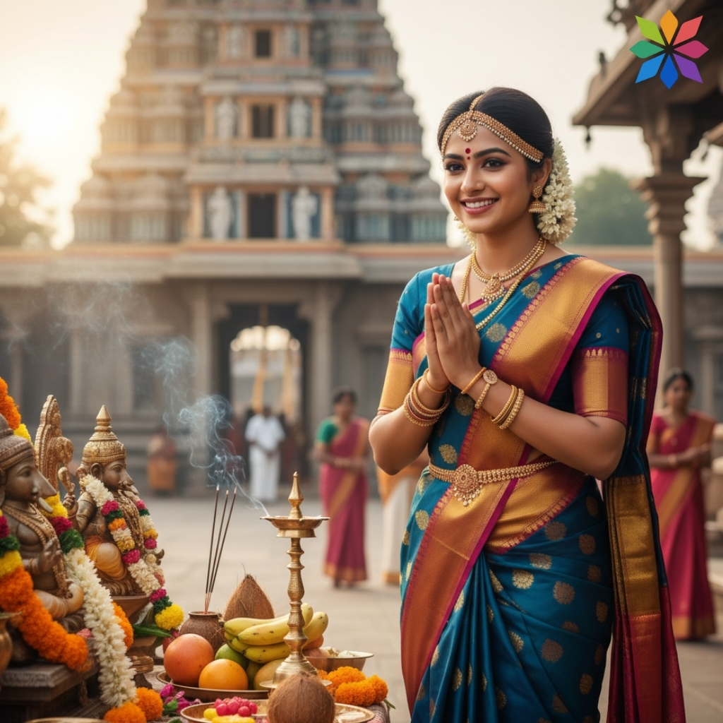 Tamil Nadu Puja Captions for Instagram