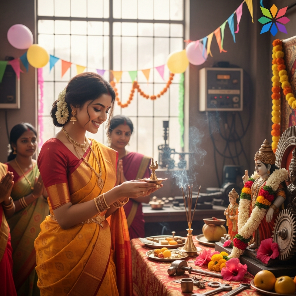 Vishwakarma Puja Captions for Instagram